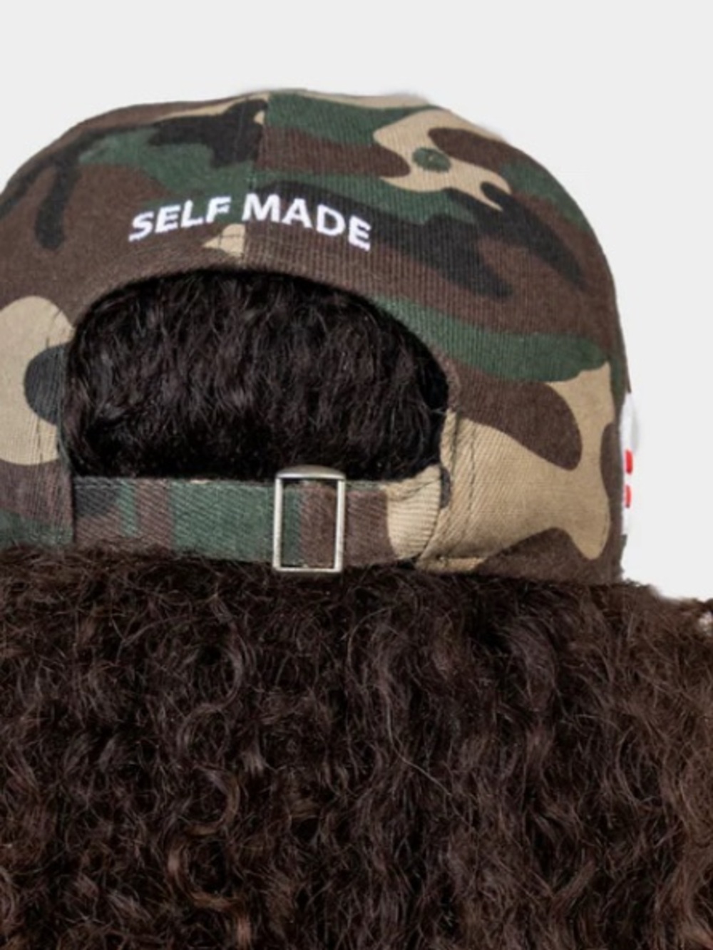 Camouflage Snapback Hat with Neon 'Stript' Embroidery - STRIPT CAMO HAT - Picture 3 of 8